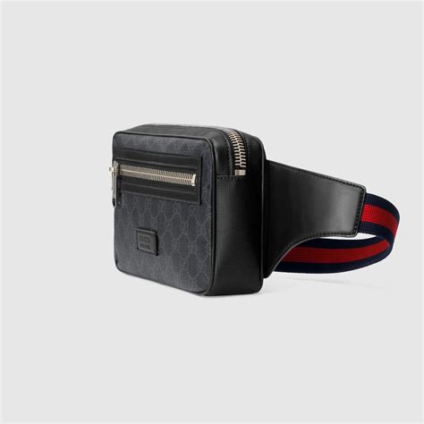 gucci supreme belt bag men's|gucci belt bag 2 pouches.